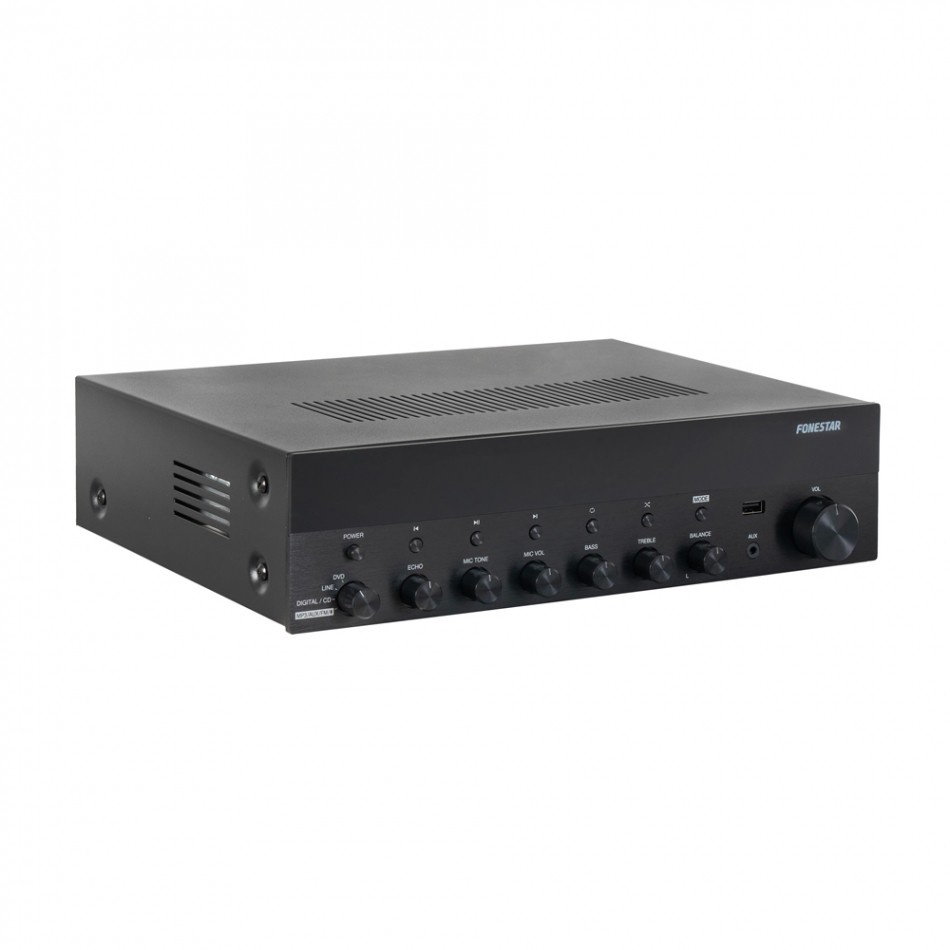Fonestar AS-6060, stereovahvistin Bluetoothilla ja mikrofonituloilla