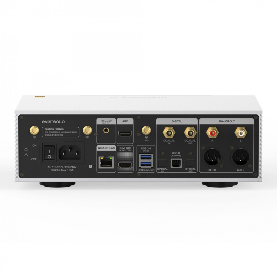 Eversolo DMP-A6 Master Edition Gen 2 verkkosoitin, hopea
