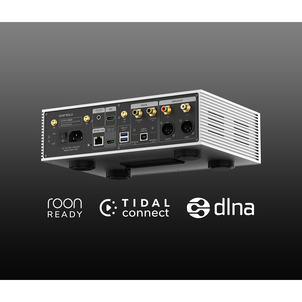 Eversolo DMP-A6 Master Edition Gen 2 verkkosoitin, hopea