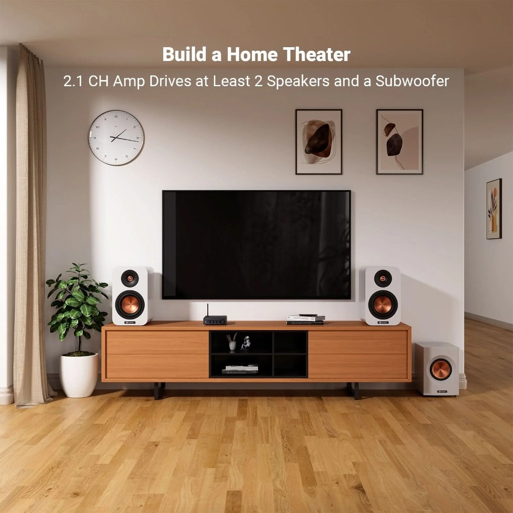 Fosi Audio BT30D, stereovahvistin Bluetoothilla & 32V virtalähteellä