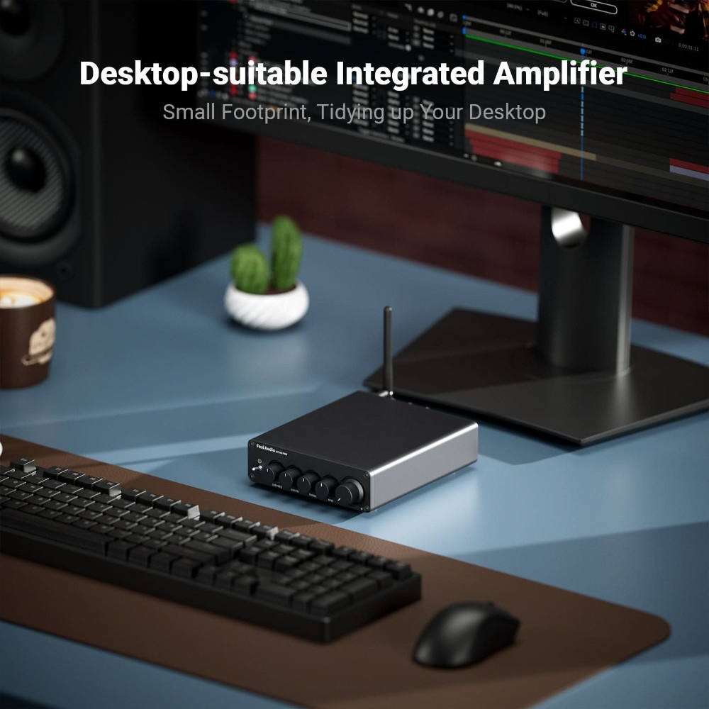 Fosi Audio BT30D, stereovahvistin Bluetoothilla & 32V virtalähteellä