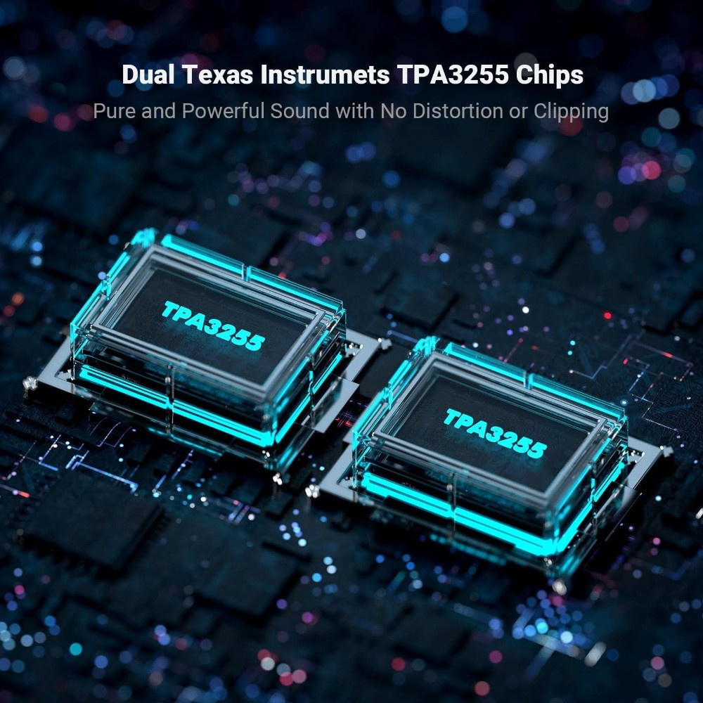 Fosi Audio BT30D, stereovahvistin Bluetoothilla & 32V virtalähteellä