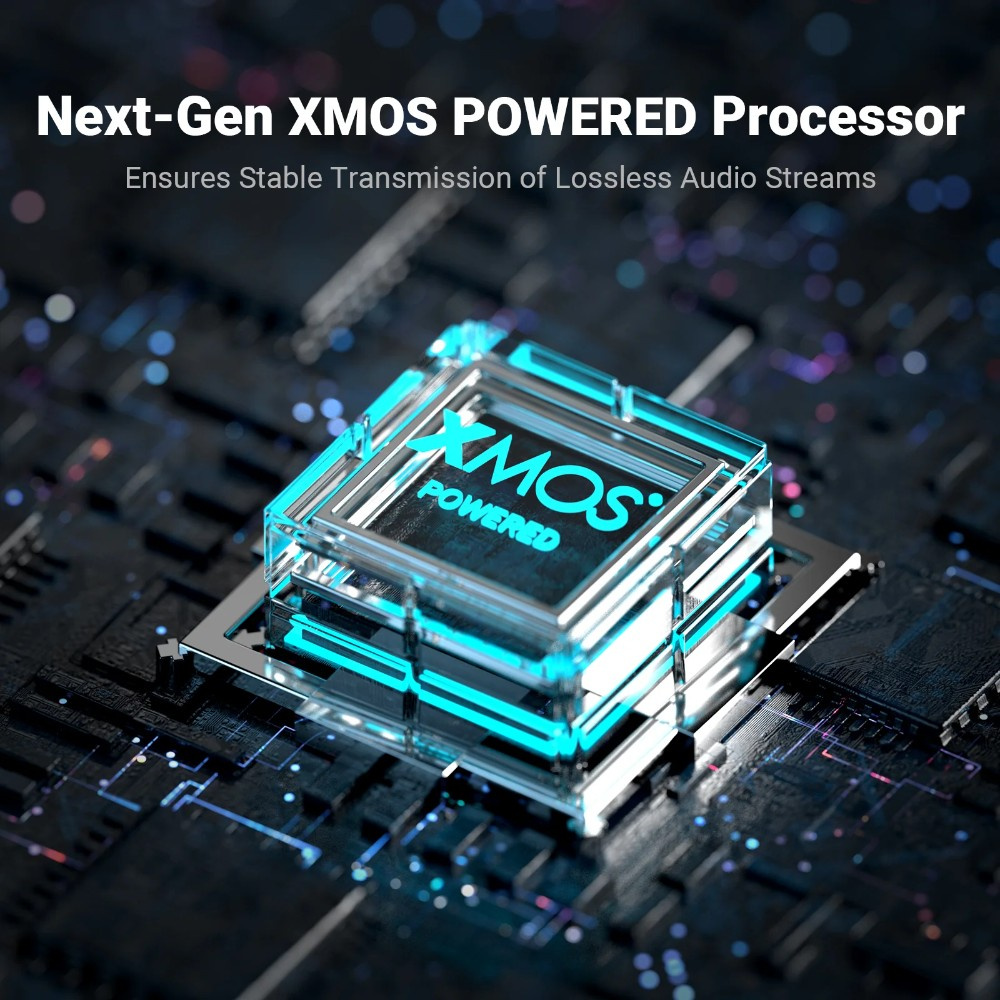 Fosi Audio DS3 kannettava DAC & kuulokevahvistin, Obsidian