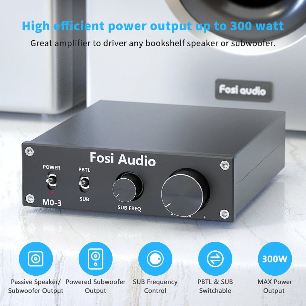Fosi Audio M03, monovahvistin