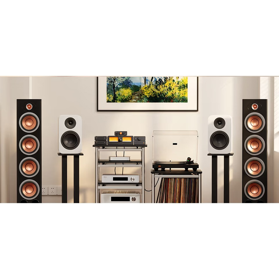 Fosi Audio P4 esivahvistin säätimillä