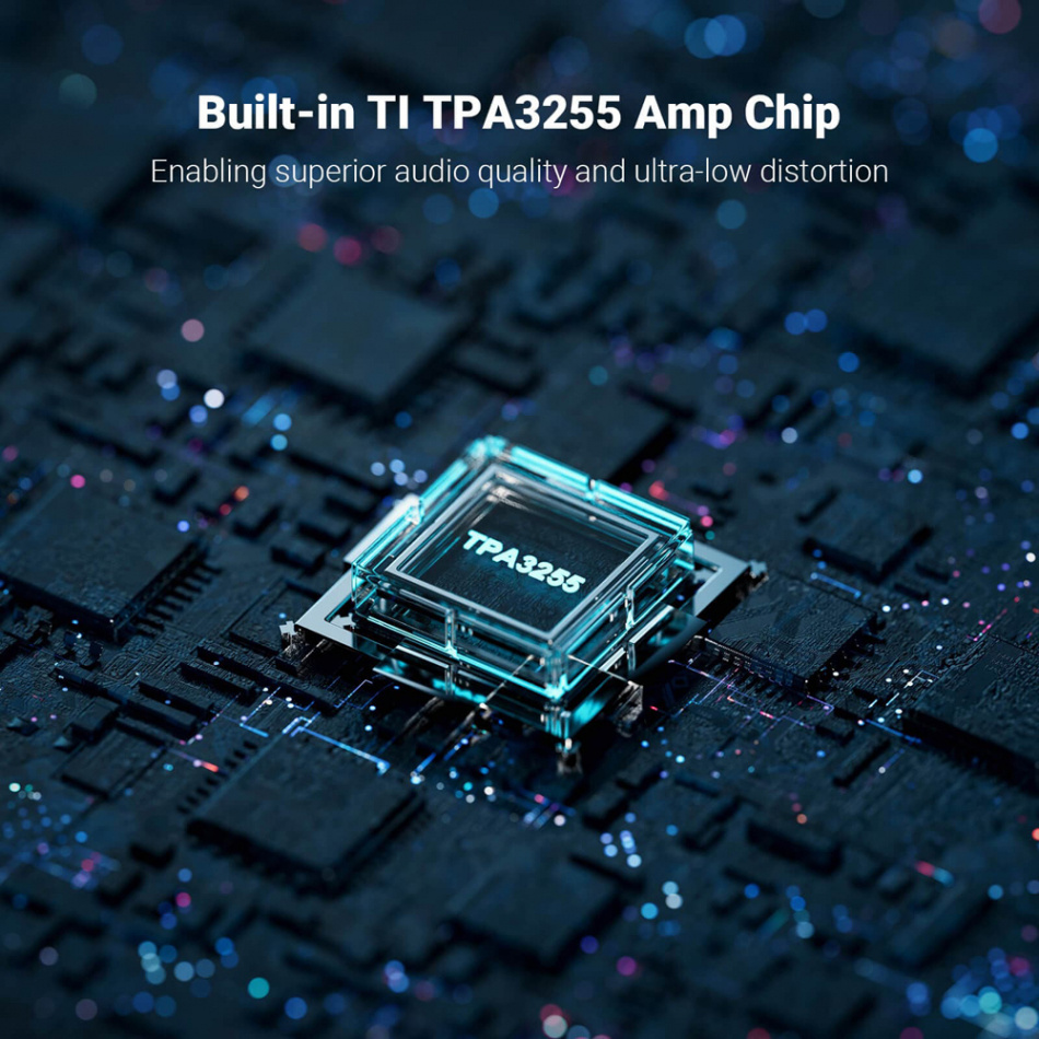 Fosi Audio V3 kompakti välivahvistin, 48V virtalähde