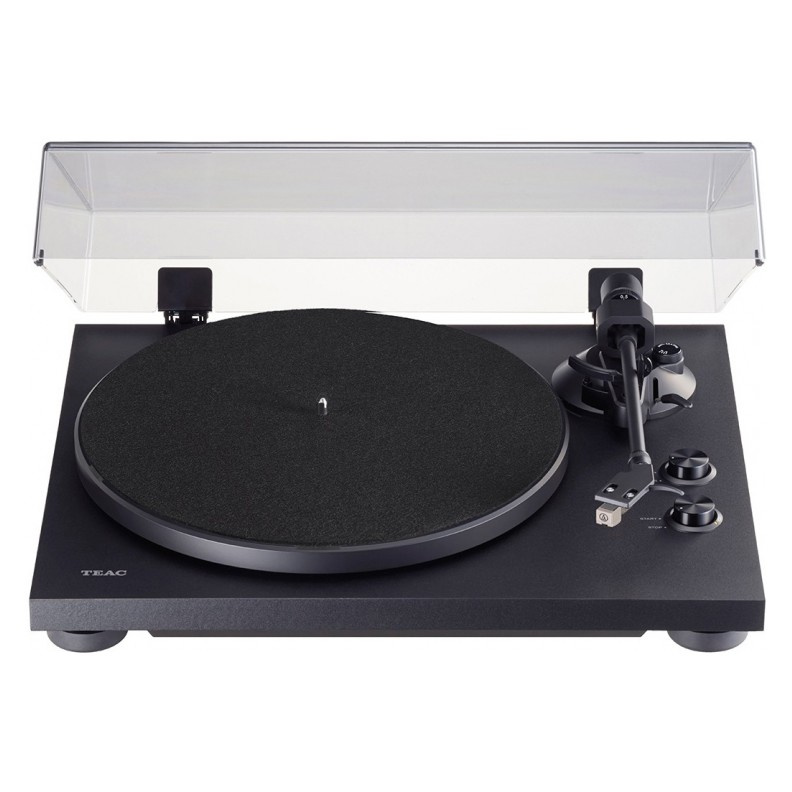 Teac TN-280BT-A3, levysoitin AT-3600L-äänirasialla, BT- ja RIAA-vahvistimella, musta