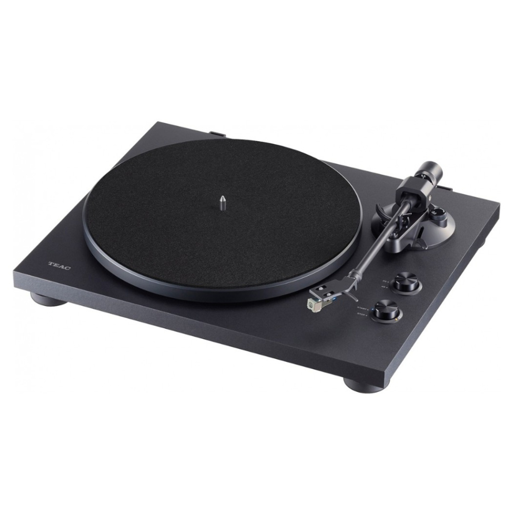 Teac TN-280BT-A3, levysoitin AT-3600L-äänirasialla, BT- ja RIAA-vahvistimella, musta