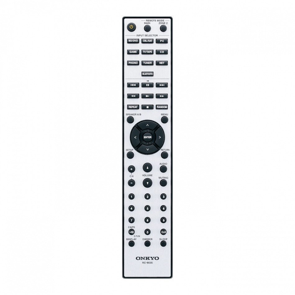 Onkyo TX-8470 stereoförstärkare med nätverk, HDMI & mer, svart