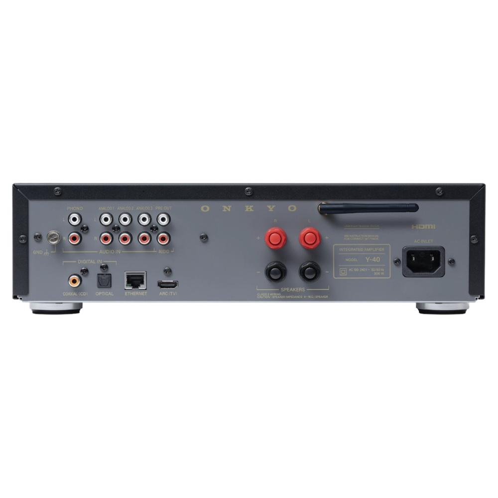 Onkyo Muse Y-40 suoratoistovahvistin, musta