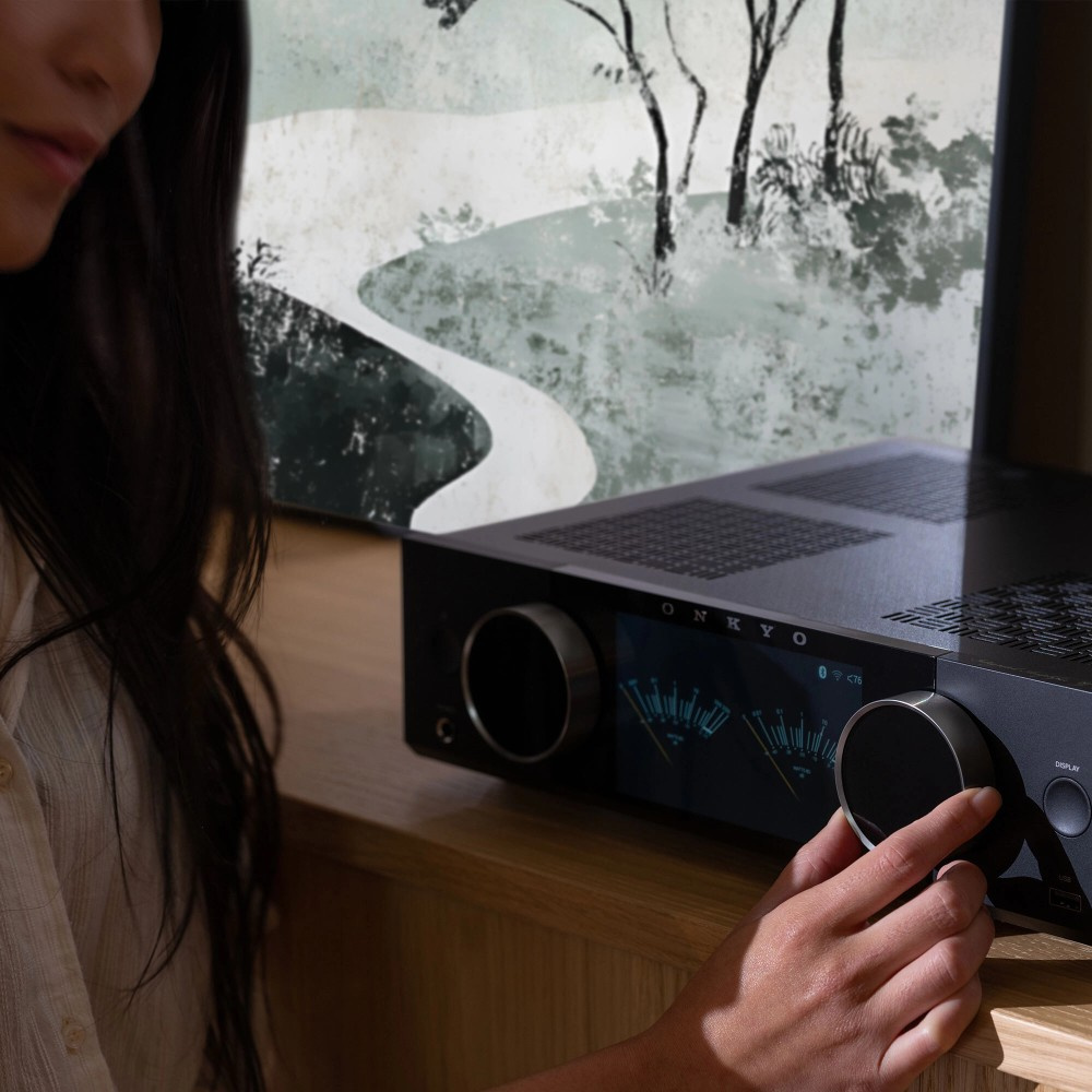 Onkyo Muse Y-40 suoratoistovahvistin, musta