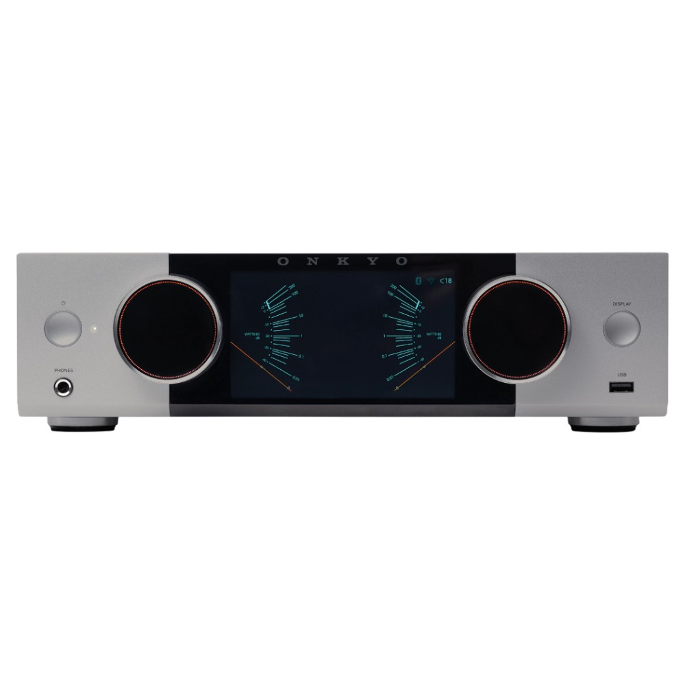 Onkyo Muse Y-50 striimaava vahvistin, hopea