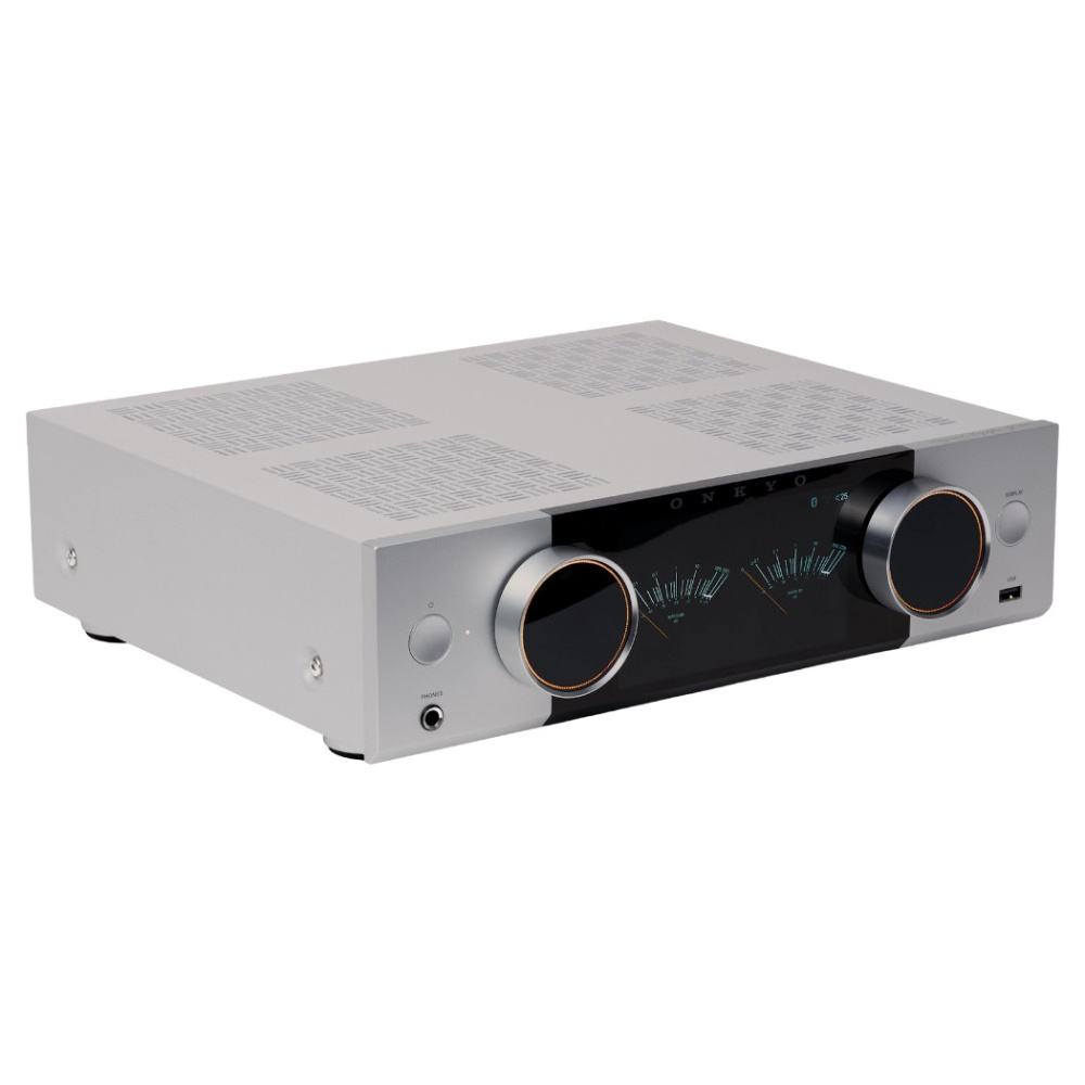 Onkyo Muse Y-50 striimaava vahvistin, hopea