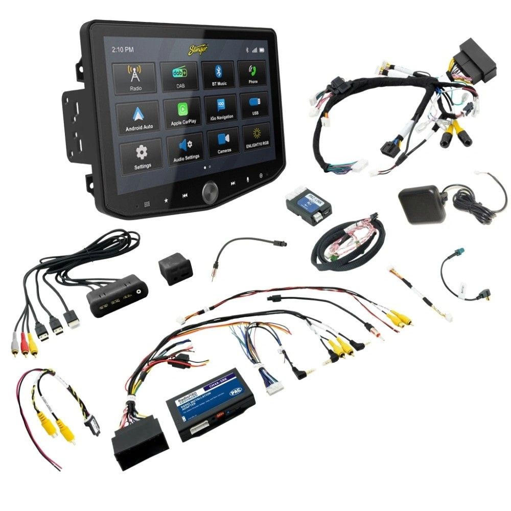 Stinger HORIZON10 iX210E-DG2, 10-tuuman autostereo Dodge RAM 2013-2018