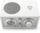 Tivoli Audio Model Three BT USB bordsradio med Bluetooth, vit/silver Tivoli Audio Model Three BT USB bordsradio med Bluetooth, vit/silver
