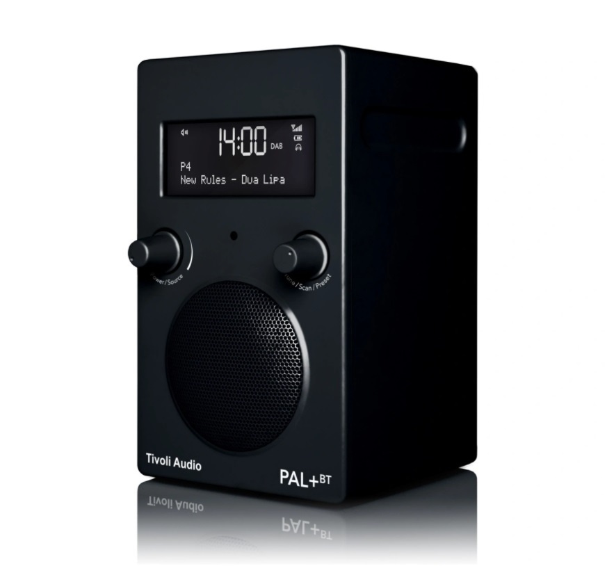 Tivoli Audio PAL+ BT (gen. 2), DAB/FM-radio med Bluetooth, svart