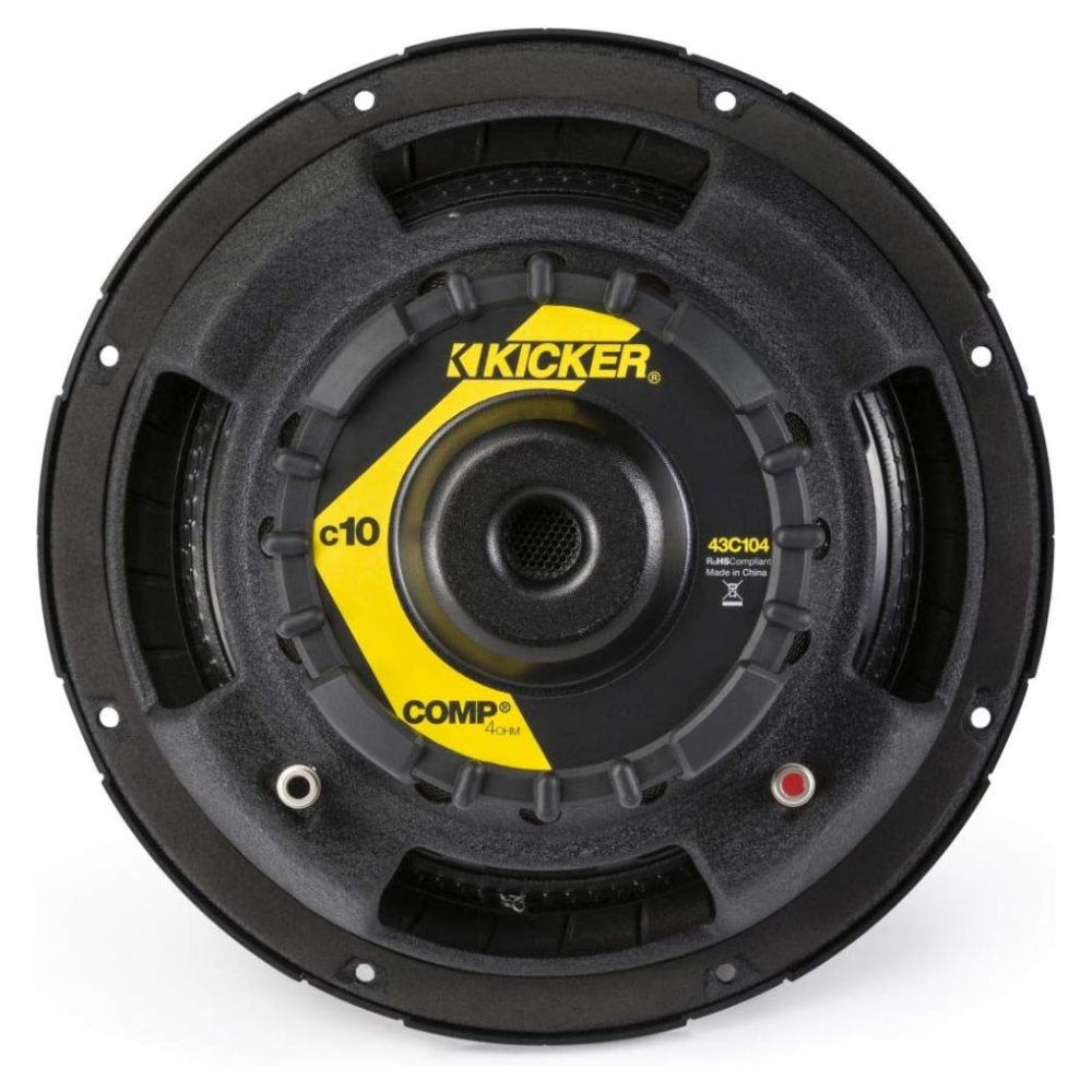 Kicker Comp C104, 10 tuuman bassoelementti, 4 ohmia