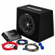 Kicker KickPack KKP212, bassopaketti portatulla 12 tuuman subwooferkotelolla, vahvistimella ja kaapelisarjalla Kicker KickPack KKP212, bassopaketti portatulla 12 tuuman subwooferkotelolla, vahvistimella ja kaapelisarjalla