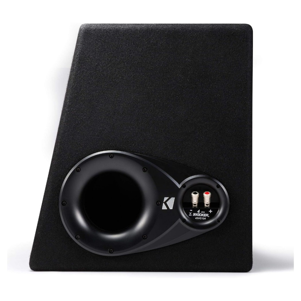 Kicker KickPack KKP212, bassopaketti portatulla 12 tuuman subwooferkotelolla, vahvistimella ja kaapelisarjalla