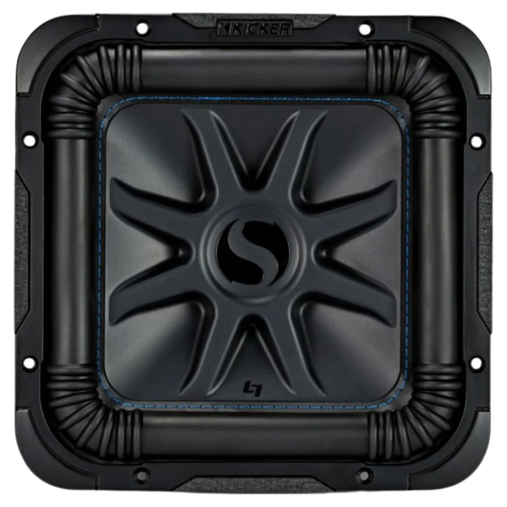 Kicker Solo-Baric L7S102, nelikulmainen 10 tuuman bassoelementti, 2x2 ohmia