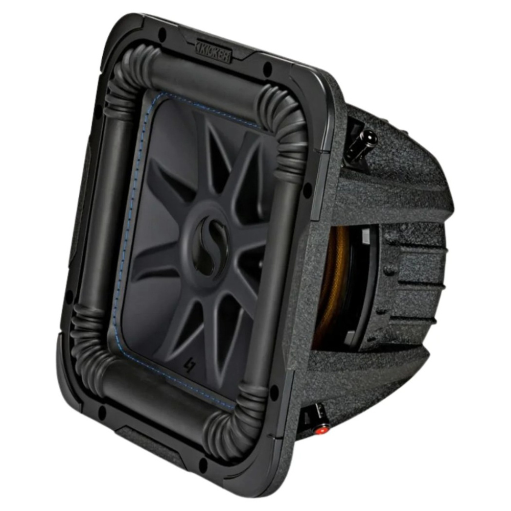 Kicker Solo-Baric L7S102, nelikulmainen 10 tuuman bassoelementti, 2x2 ohmia