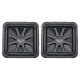 Kicker Solo-Baric L7S124, nelikulmainen 12 tuuman bassoelementti, 2x4 ohmia Kicker Solo-Baric L7S124, nelikulmainen 12 tuuman bassoelementti, 2x4 ohmia