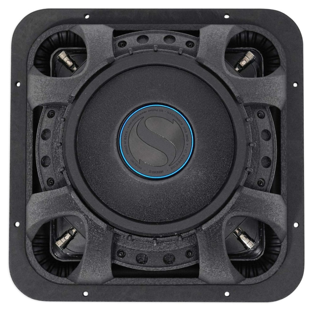 Kicker Solo-Baric L7S124, nelikulmainen 12 tuuman bassoelementti, 2x4 ohmia
