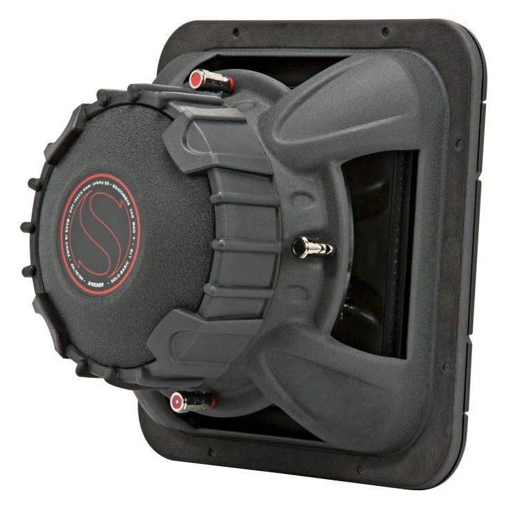 Kicker Solo-Baric L7R102, neliönmuotoinen 10 tuuman bassoelementti, 2x2 ohmia