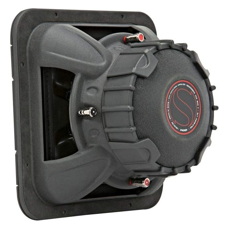 Kicker Solo-Baric L7R102, neliönmuotoinen 10 tuuman bassoelementti, 2x2 ohmia