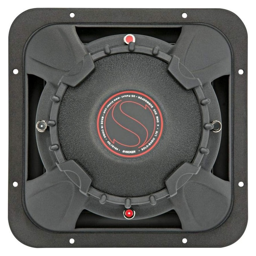 Kicker Solo-Baric L7R102, neliönmuotoinen 10 tuuman bassoelementti, 2x2 ohmia