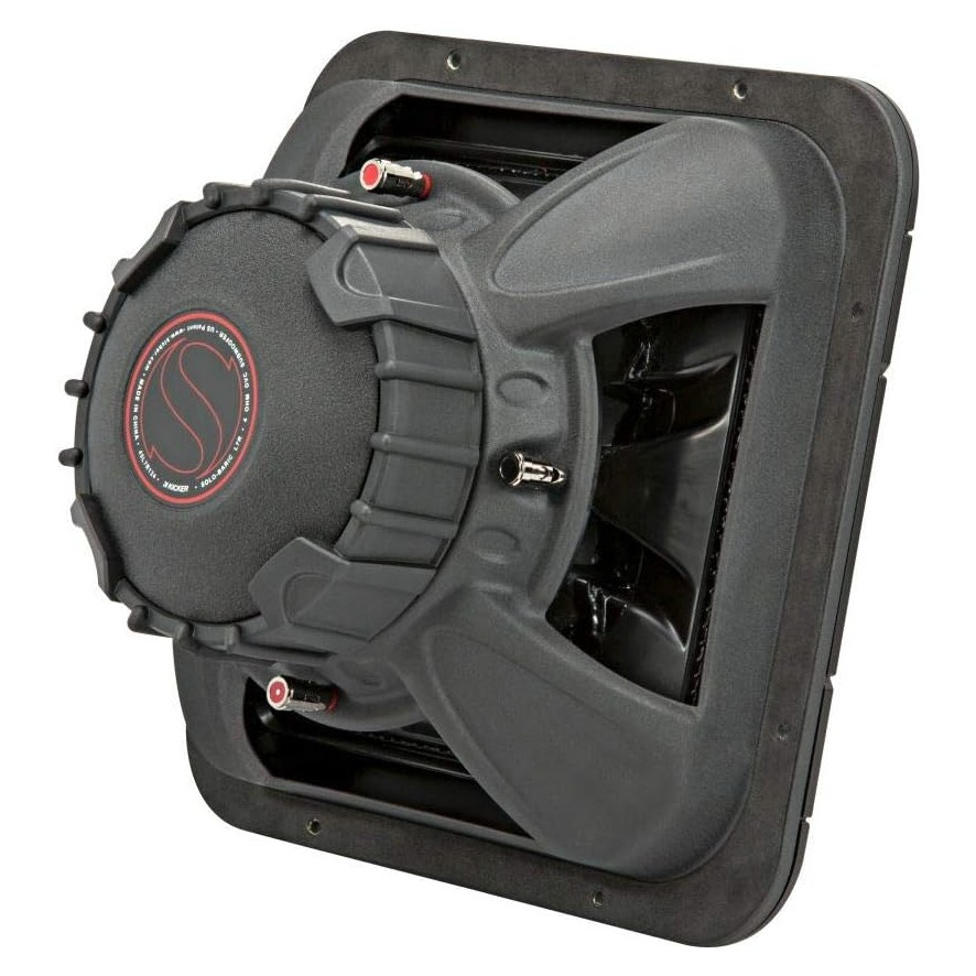Kicker Solo-Baric L7R122, neliskulmainen 12 tuuman bassoelementti, 2x2 ohmia
