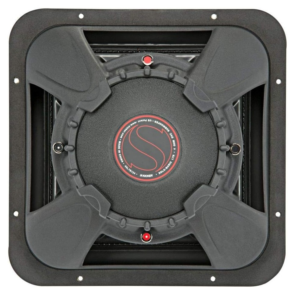 Kicker Solo-Baric L7R122, neliskulmainen 12 tuuman bassoelementti, 2x2 ohmia