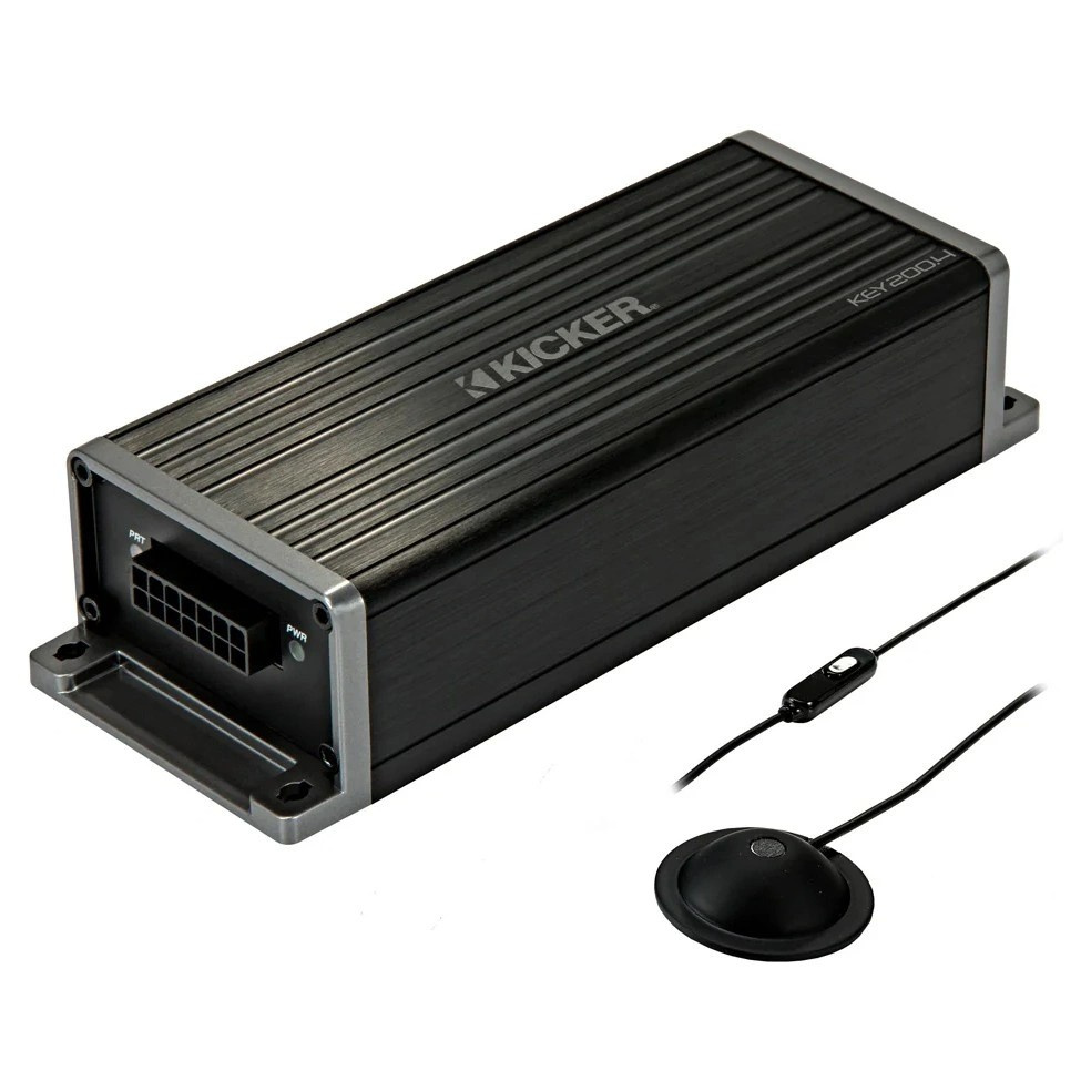 Kicker KEY200.4ISO, 4-kanavainen Plug & Play DSP-vahvistin