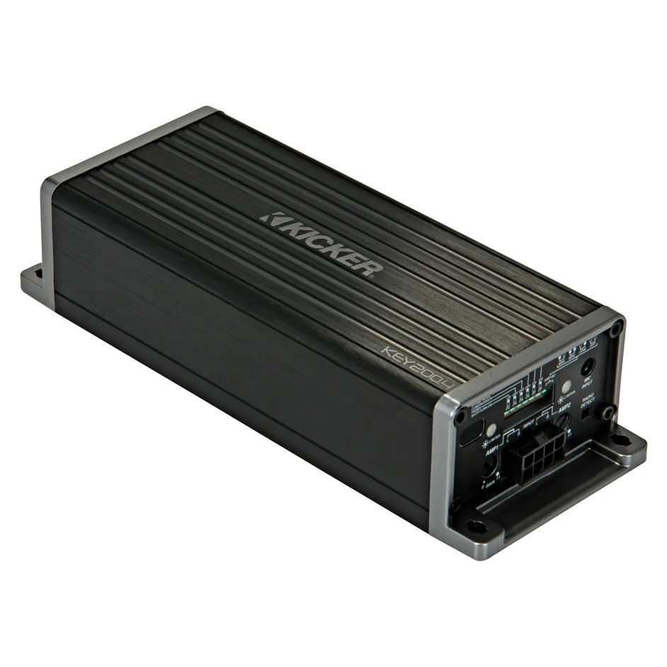 Kicker KEY200.4ISO, 4-kanavainen Plug & Play DSP-vahvistin