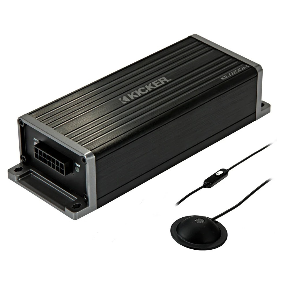 Kicker KEY200.4, 4-kanavainen DSP-vahvistin