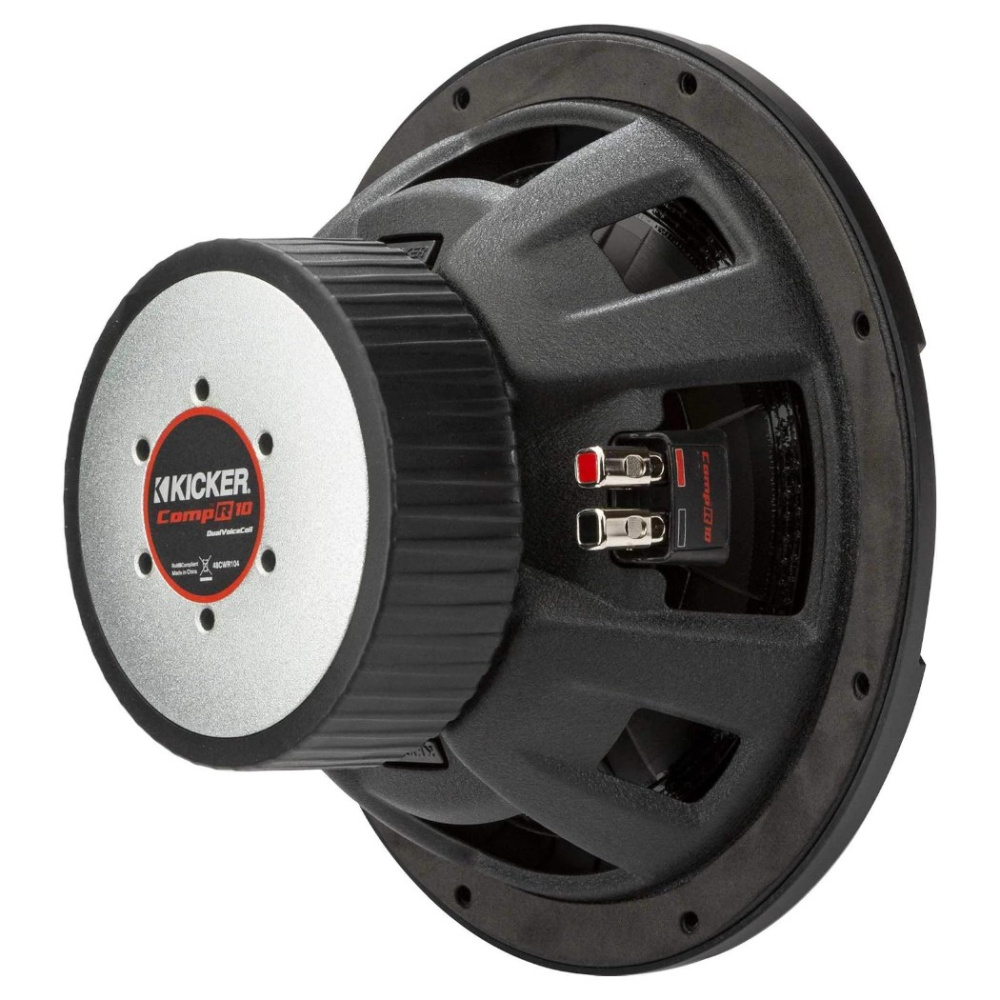 Kicker CompR CWR102, 10 tuumaa bassoelementti, 2 x 2 ohmia