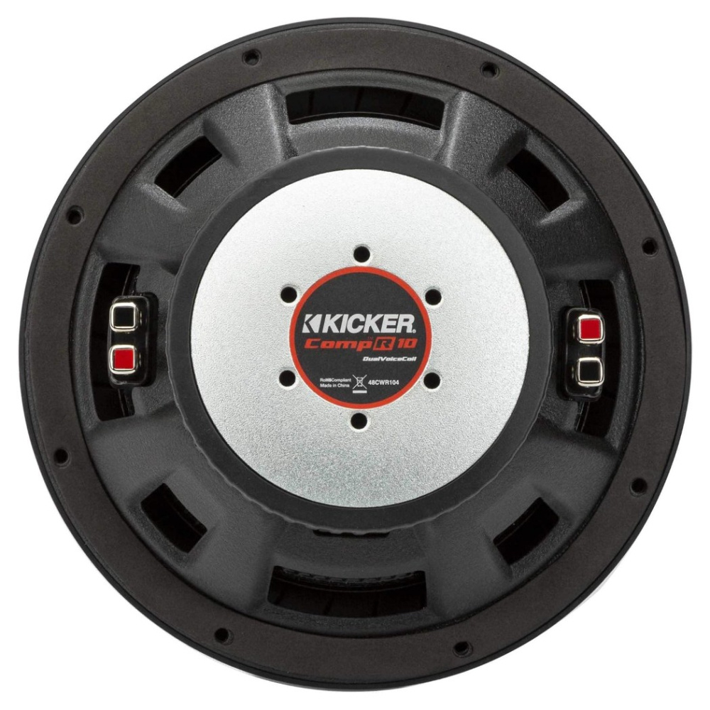 Kicker CompR CWR102, 10 tuumaa bassoelementti, 2 x 2 ohmia