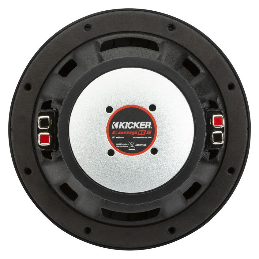 Kicker CompR CWR82, 8 tuumaa bassoelementti, 2 x 2 ohmia