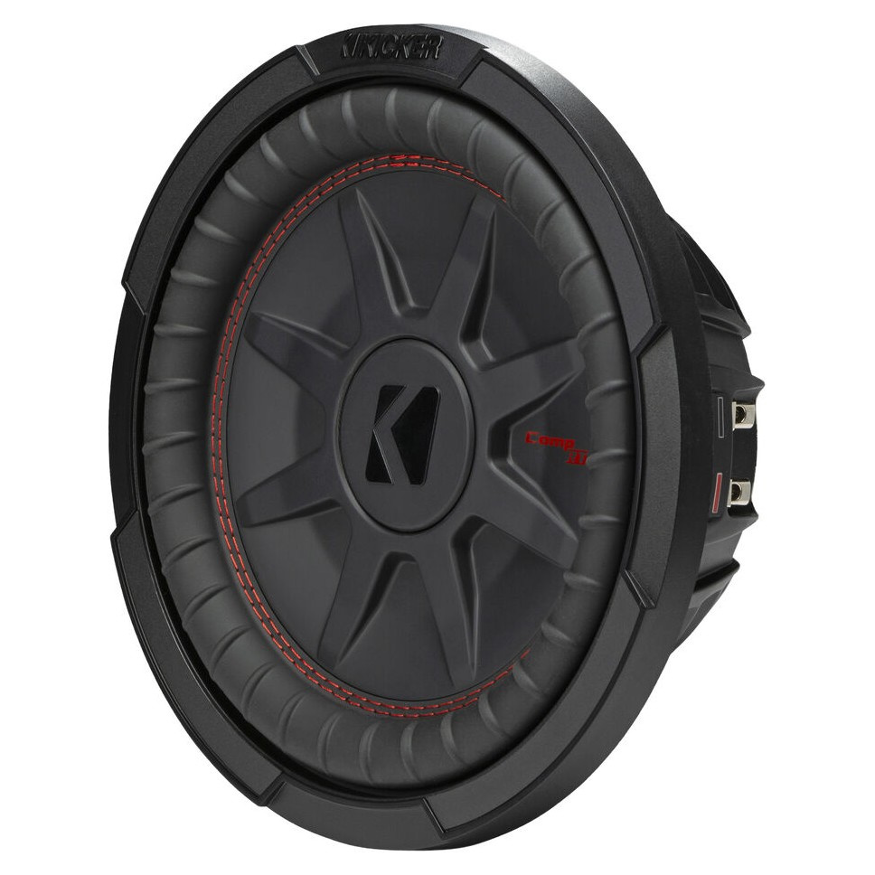 Kicker CompRT CWRT104, 10 tuumaa bassoelementti, 2 x 4 ohmia