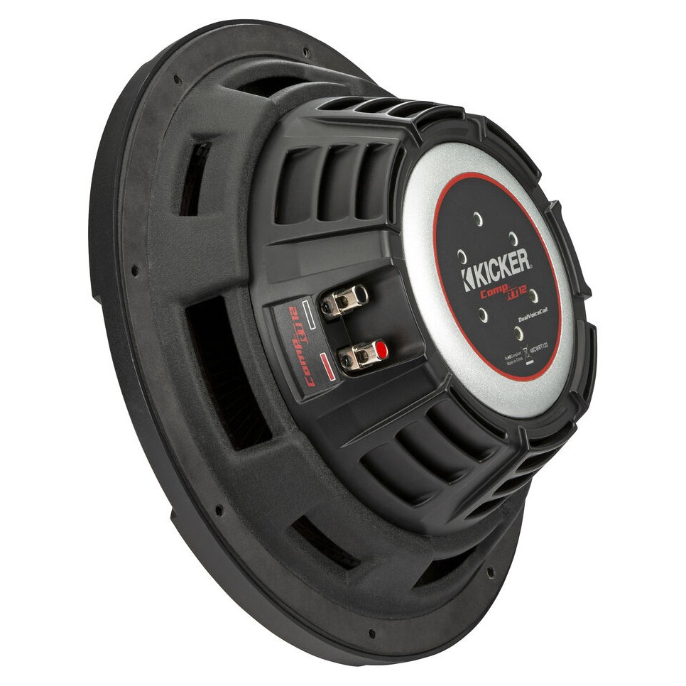 Kicker CompRT CWRT122, 12 tuumaa bassoelementti, 2 x 2 ohmia