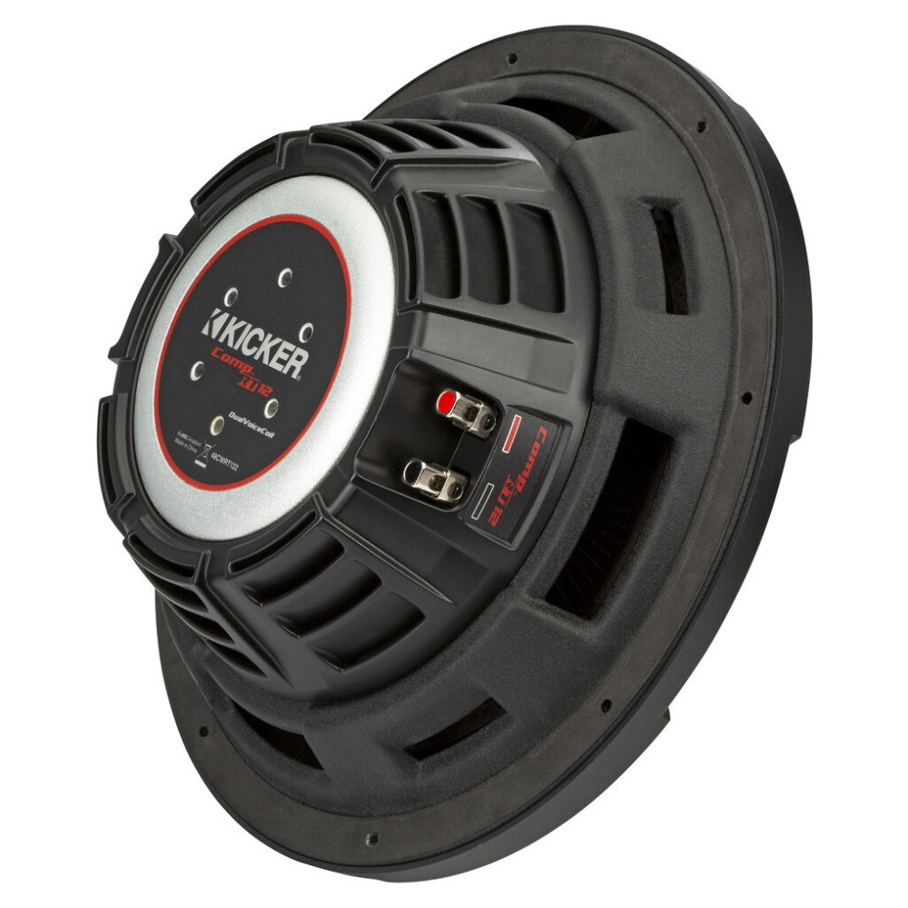 Kicker CompRT CWRT122, 12 tuumaa bassoelementti, 2 x 2 ohmia