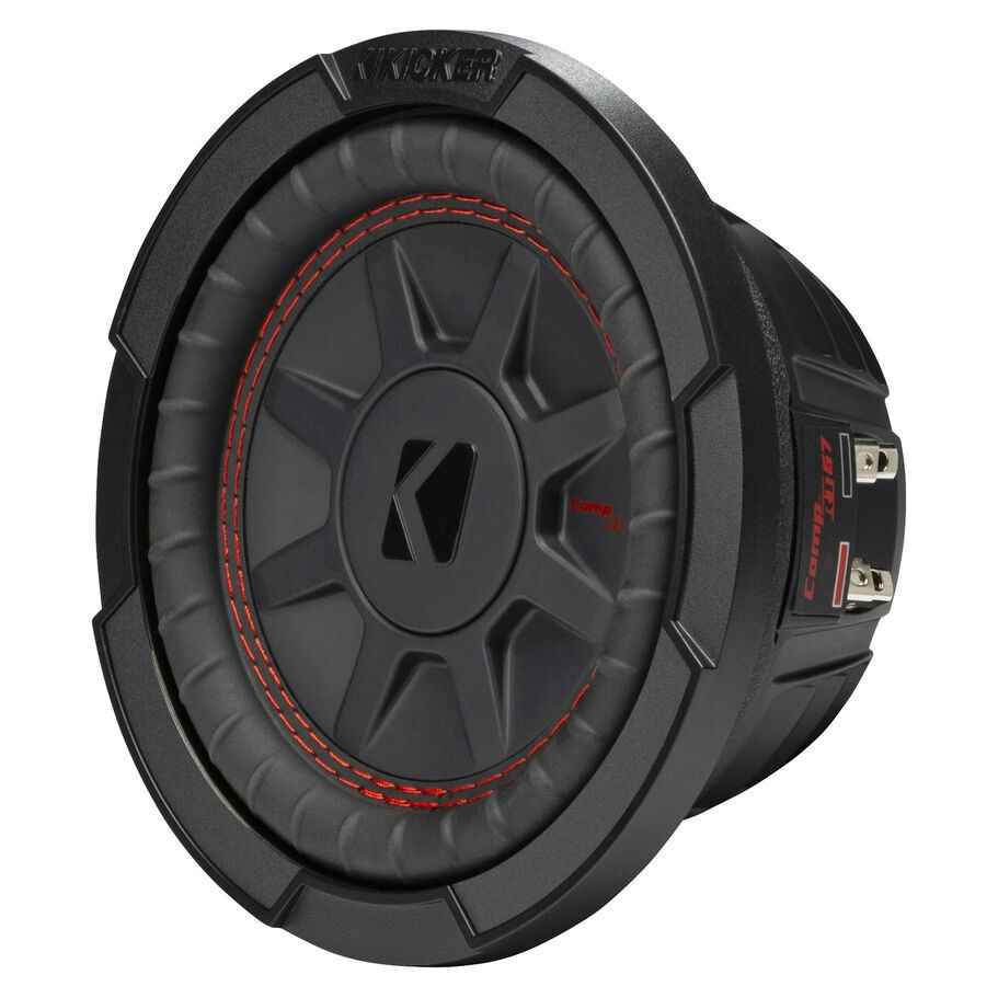 Kicker CompRT CWRT672, 6.75 tuumaa bassoelementti, 2 x 2 ohmia