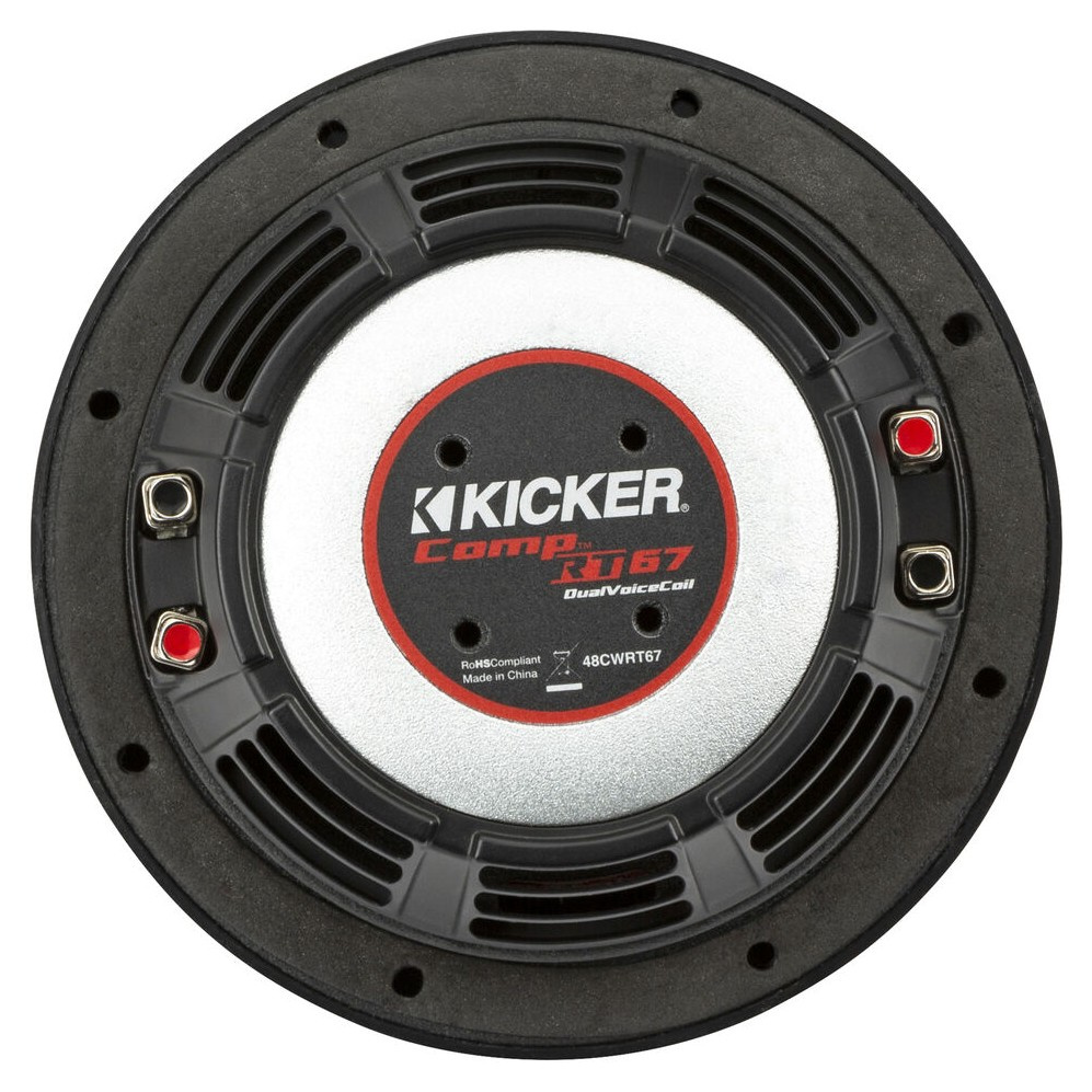Kicker CompRT CWRT674, 6.75 tuumaa bassoelementti, 2 x 4 ohmia