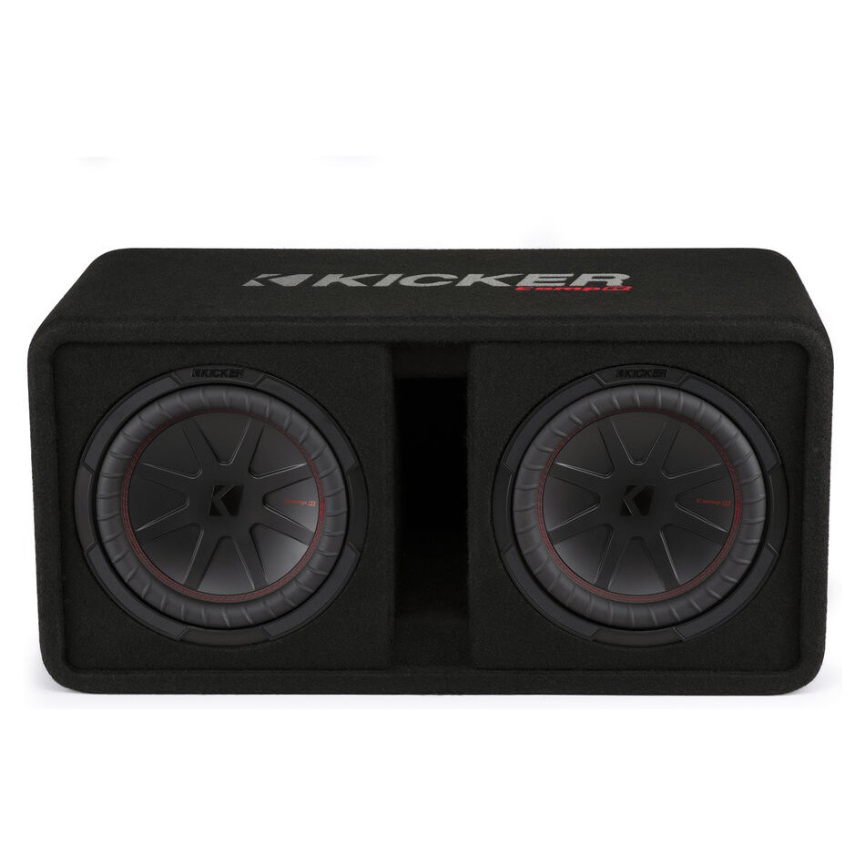 Kicker CompR DCWR102, 2 x 10 tuumaa subwooferkotelo, 2 ohmia