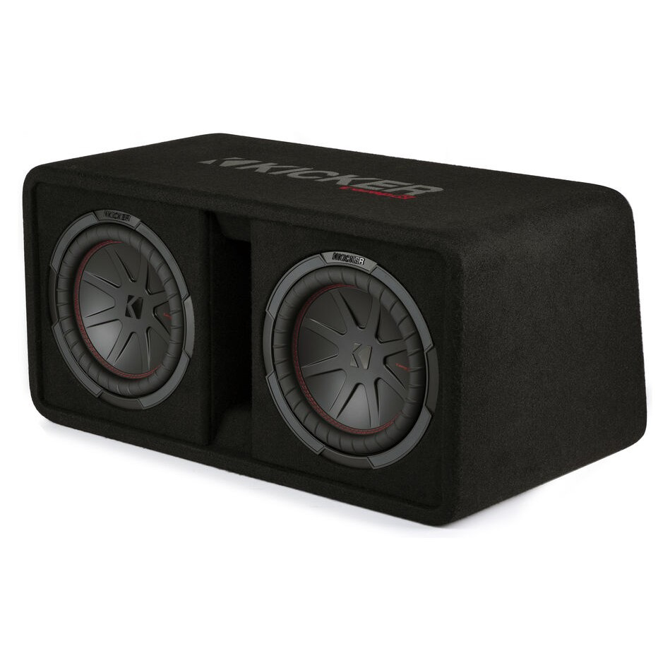 Kicker CompR DCWR102, 2 x 10 tuumaa subwooferkotelo, 2 ohmia