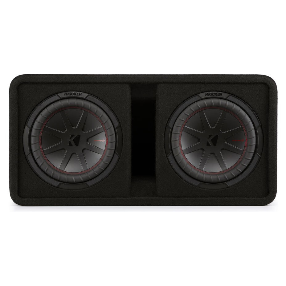 Kicker CompR DCWR102, 2 x 10 tuumaa subwooferkotelo, 2 ohmia