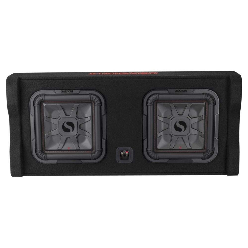 Kicker Solo-Baric DL7TDF122, 2 x 12 tuumaa subwooferkotelo, 2 ohmia