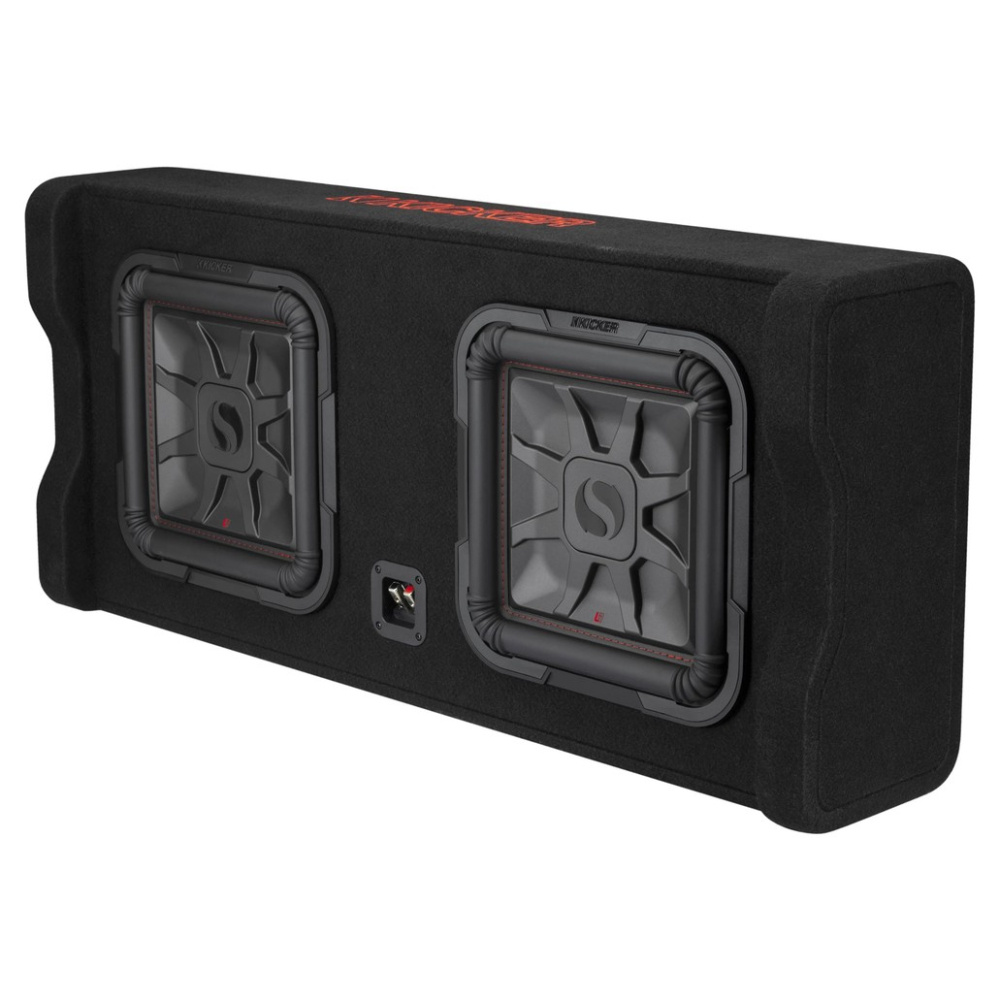 Kicker Solo-Baric DL7TDF122, 2 x 12 tuumaa subwooferkotelo, 2 ohmia