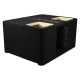 Kicker SoloX DUL7X12, tyhjä, refleksiviritetty 2 × 12 tuuman subwooferkotelo SoloX L7X:lle Kicker SoloX DUL7X12, tyhjä, refleksiviritetty 2 × 12 tuuman subwooferkotelo SoloX L7X:lle
