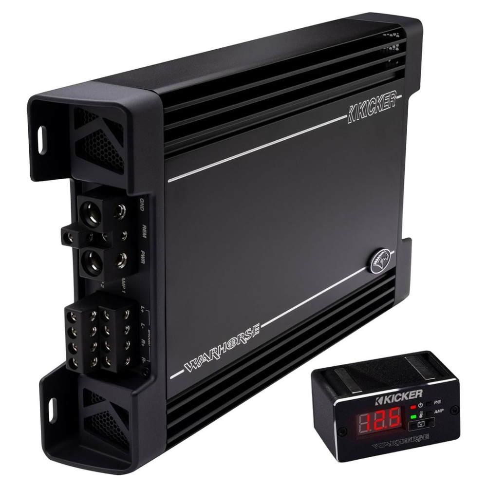 Kicker Warhorse WXA1000.4, tehokas 4-kanavainen vahvistin